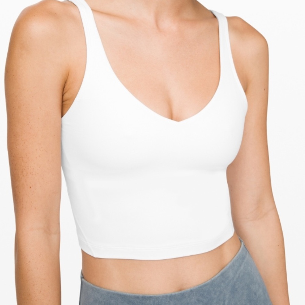 White Lululemon Align Tank